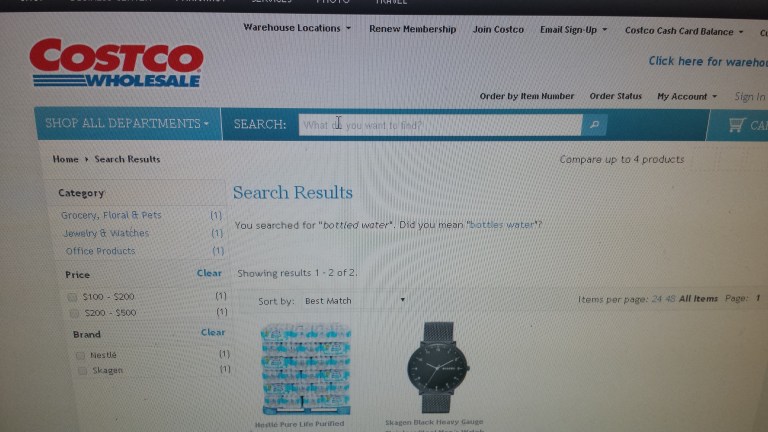 costco search